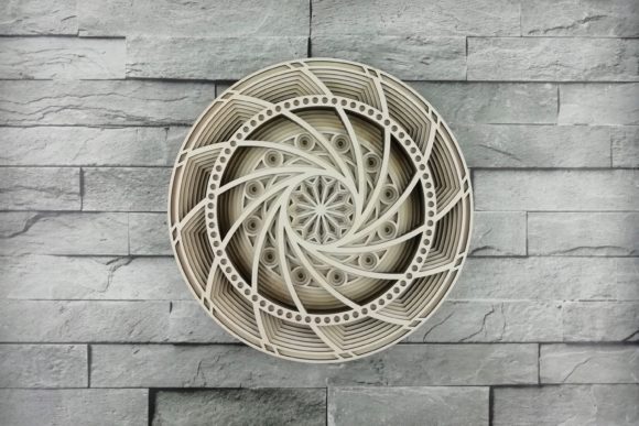 Download Layered Mandala, Cut File Mandala - Layered mandala Collection