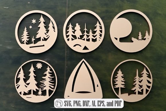 Download Laser Cut Camping Theme SVG Bundle - Camp Collection