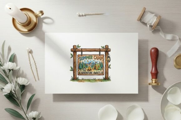 Download Summer Camp Adventure Sign - Camp Collection