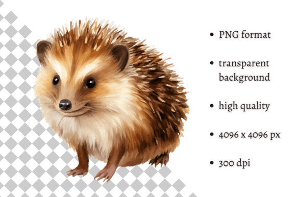 Download Watercolor Woodland Hedgehog PNG Clipart - Woodland hedgehog Collection