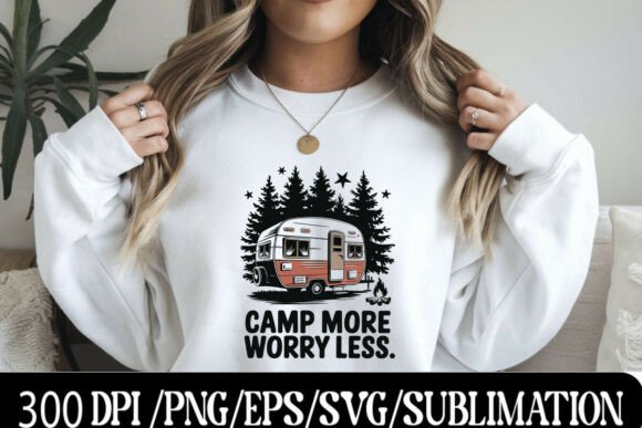 Download Vintage Camper Campfire Forest Shirt - Camp Collection