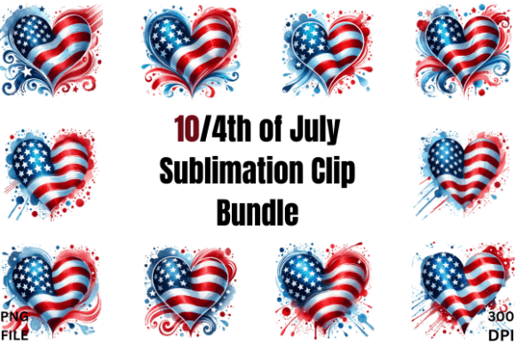 Download 4th of July Sublimation Clip Bundle - Premium Bundle
