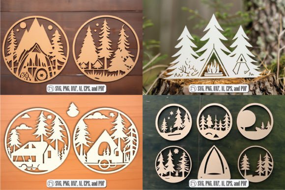 Download Laser Cut Camping Theme SVG Bundle - Camp Collection