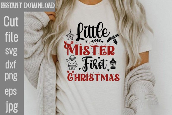 Download Little Mister First Christmas SVG Cut Fi - Premium Resources