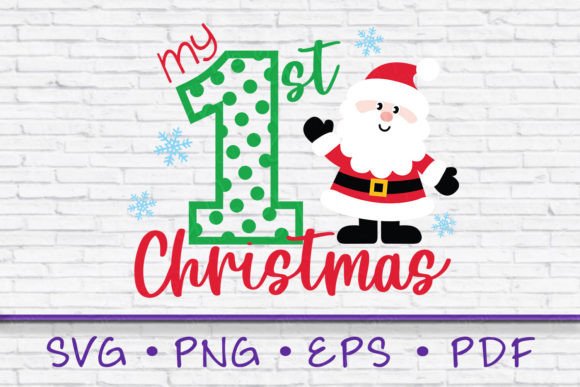 Download My First Christmas SVG, First Christmas - Premium Resources