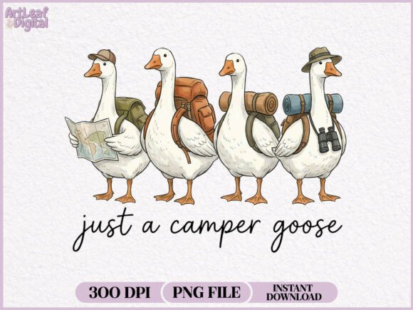 Download Camper Goose Camping Goose PNG - Camp Collection