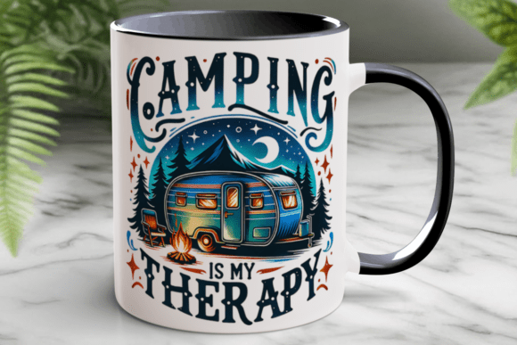 Download Rv Camping Coffee Mug Wrap - Camp Collection