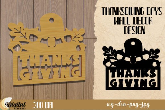 Download Thanksgiving Sign Lase Cut Design. SVG. - Thanksgiving sign Collection