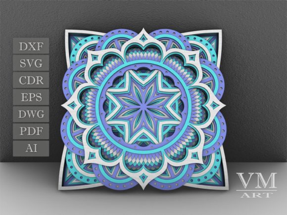 Download Flower Mandala SVG, Layered Mandala SVG - Layered mandala Collection