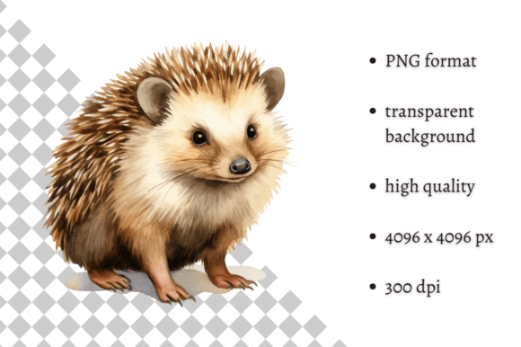 Download Watercolor Woodland Hedgehog PNG Clipart - Woodland hedgehog Collection