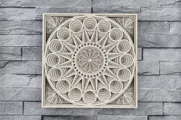 Download Layered Mandala, Cut File Mandala - Layered mandala Collection