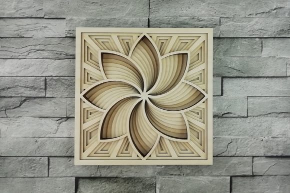 Download Layered Mandala, Cut File, 3D Flower - Layered mandala Collection