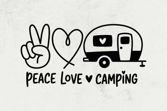 Download Peace Love Camper SVG Camping Svg Peace - Camp Collection