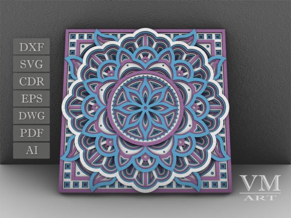Download Flower Mandala SVG, Layered Mandala SVG - Layered mandala Collection