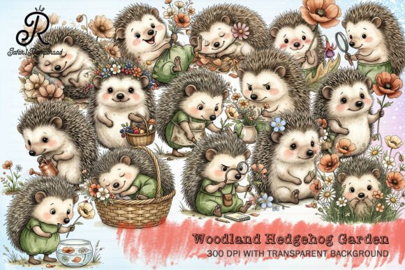 Download Woodland Hedgehog Garden Clipart - Woodland hedgehog Collection