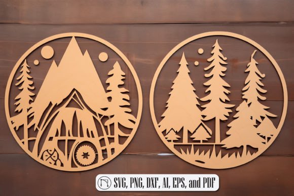 Download Laser Cut Camping Theme SVG Bundle - Camp Collection